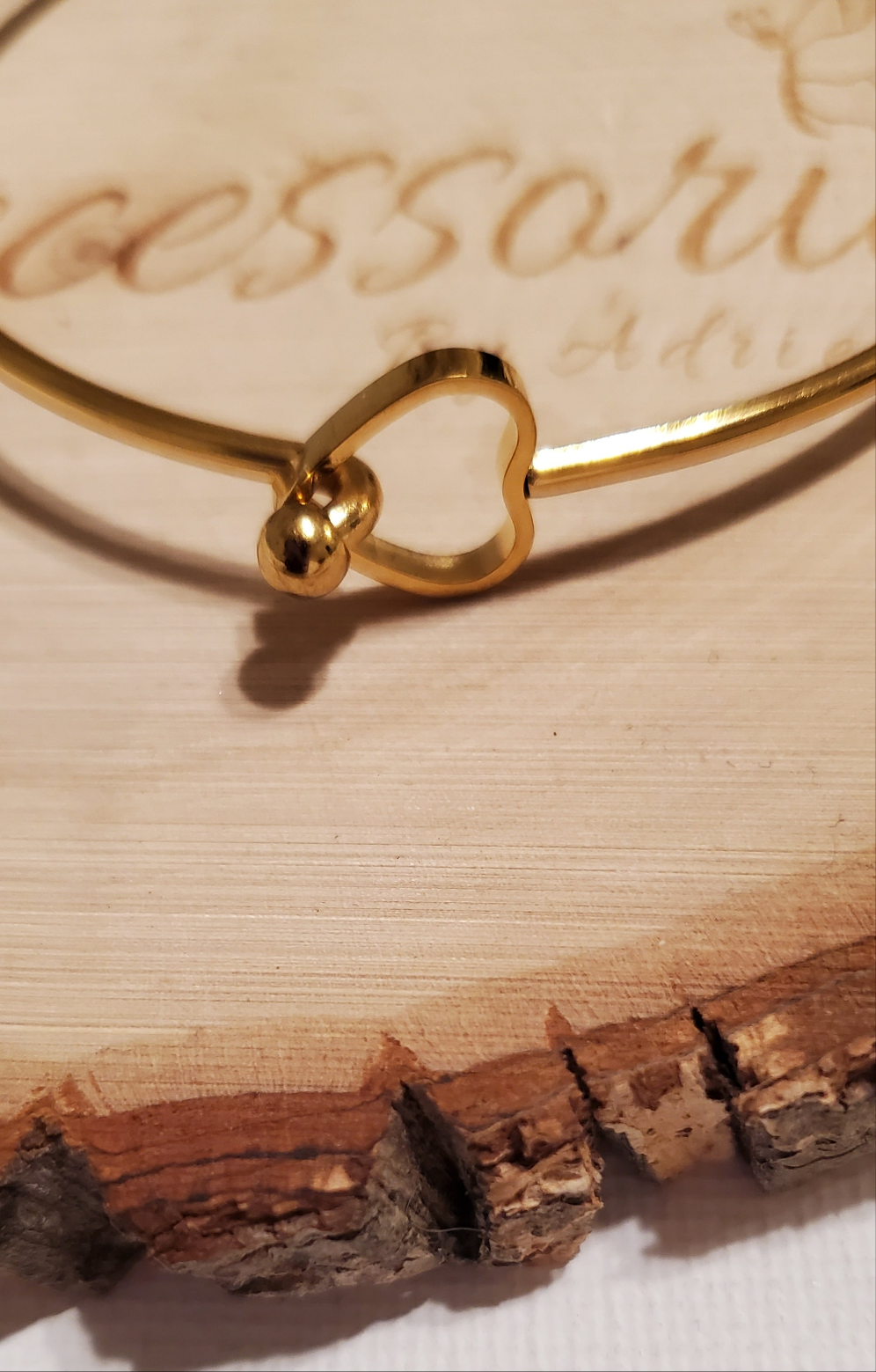 Gold/ Worthy w/ Saying On Back