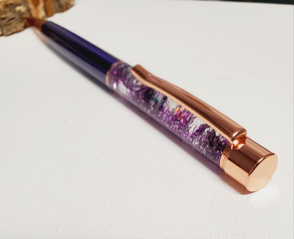 Purple/Fall Leaves/Rose Gold