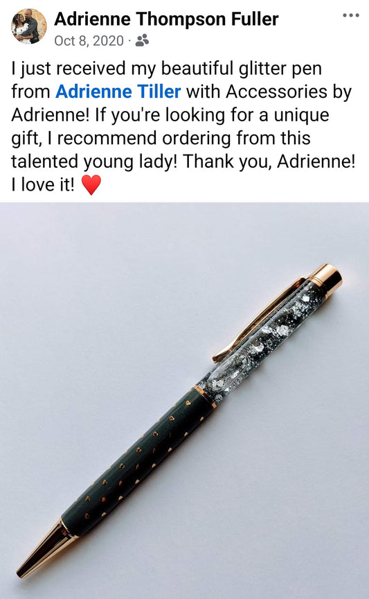Black Heart Pen