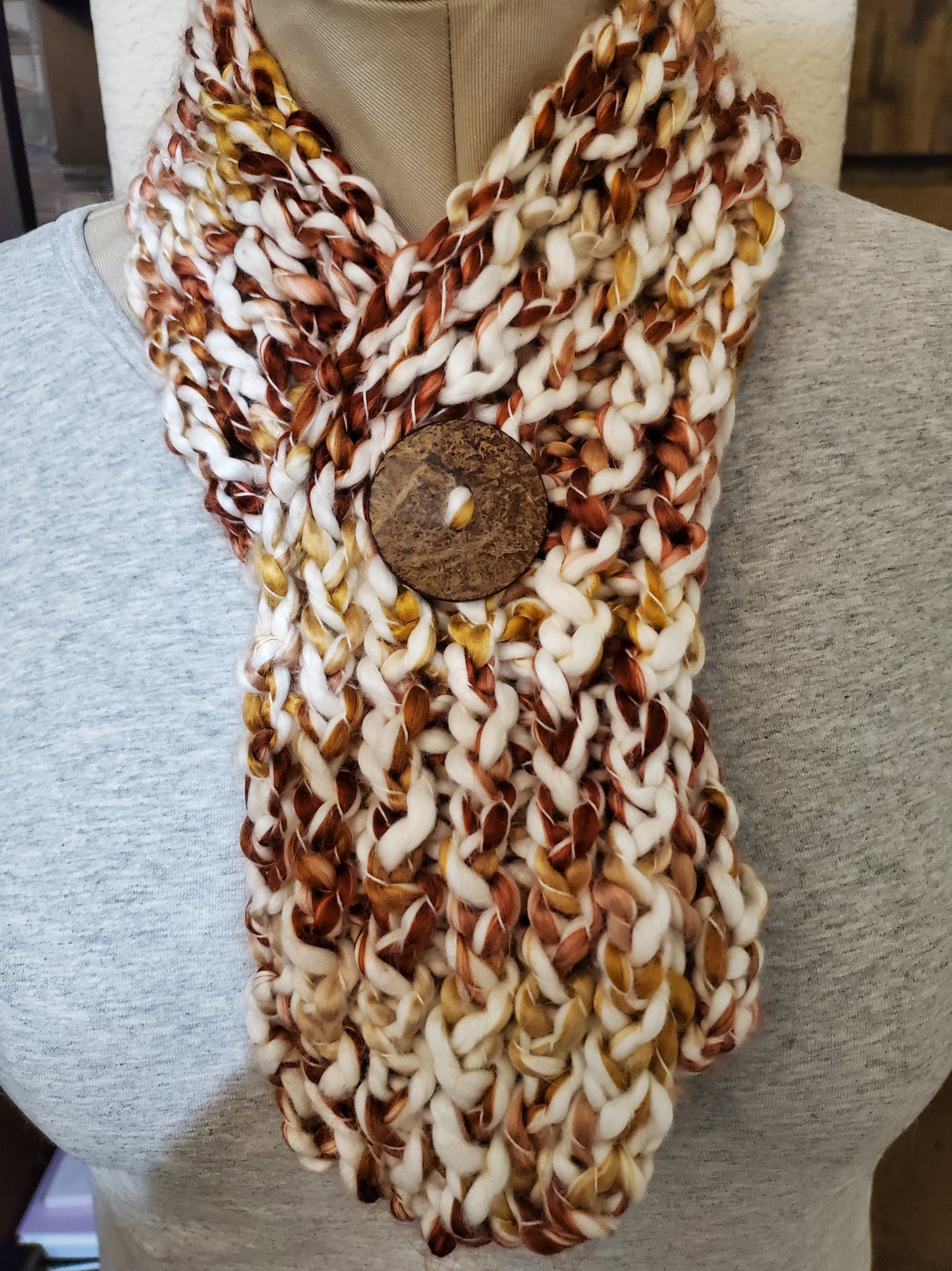 "Marbled Dawn" Scarf