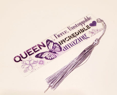 Queen Butterfly with Purple Tassel