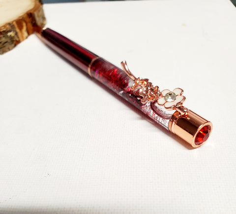 Flowers & Jeweled/Wine