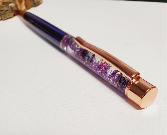 Purple/Fall Leaves/Rose Gold