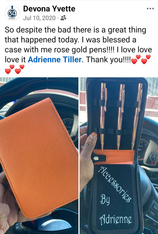 Rose Gold Pens w/ Case