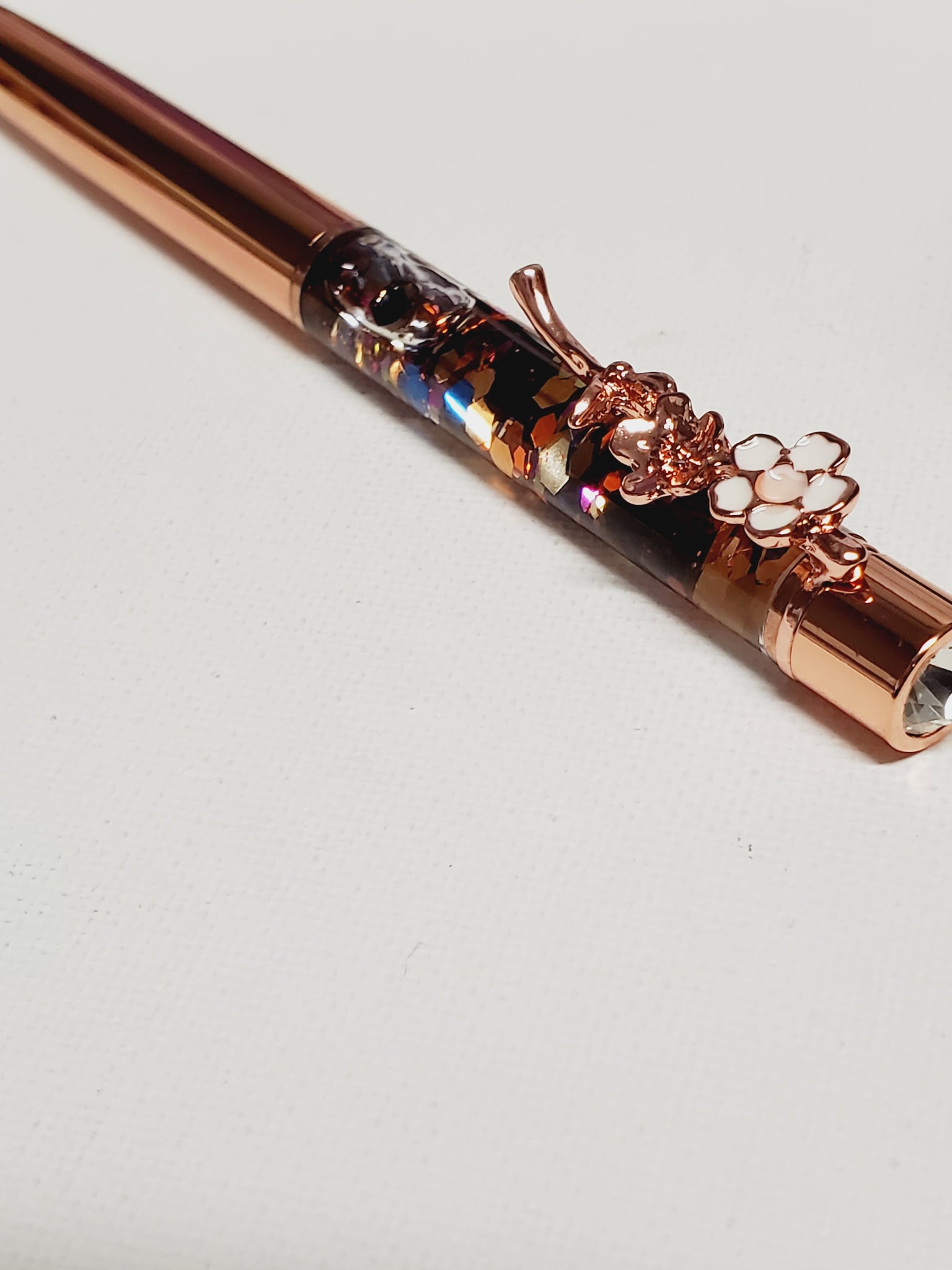 Flowers & Jeweled/ Fall Leaves Gold