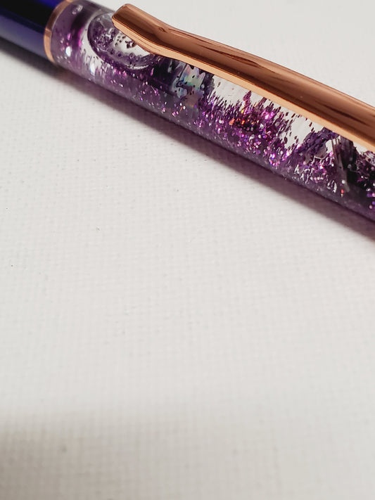 Purple/Fall Leaves/Rose Gold