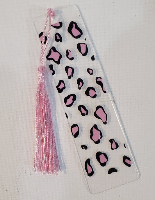 Pink Leopard with Pink Tassel